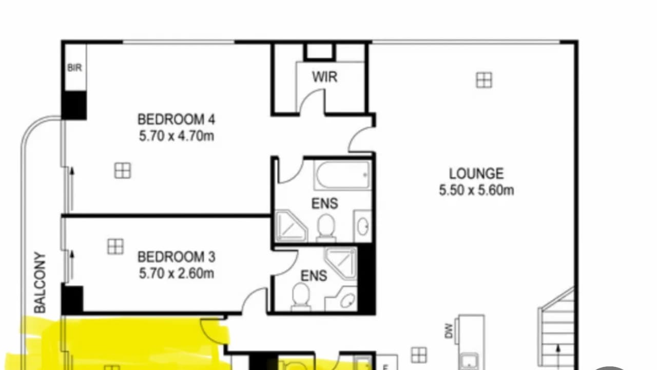 Furnished room with ensuite in a flatshare