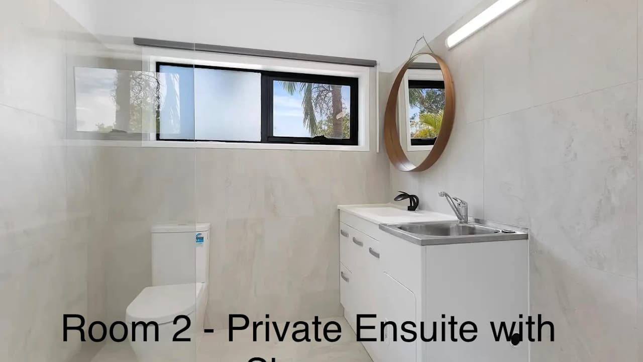 Furnished room with ensuite in a share house