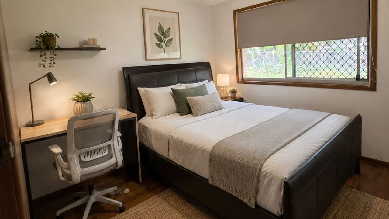 Furnished room with own bathroom