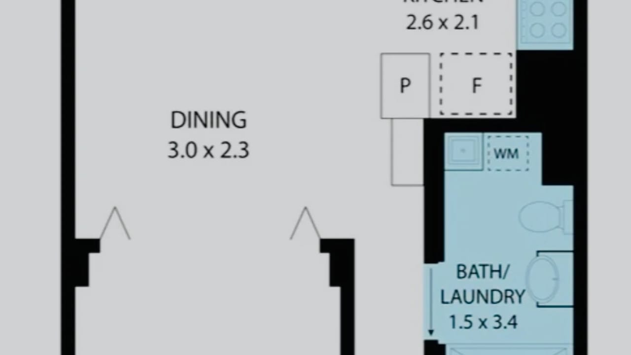 Furnished room with own bathroom