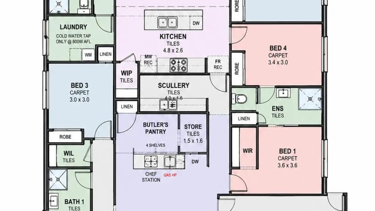Furnished room with ensuite in a share house
