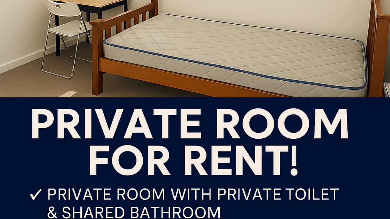 Furnished room in a share house