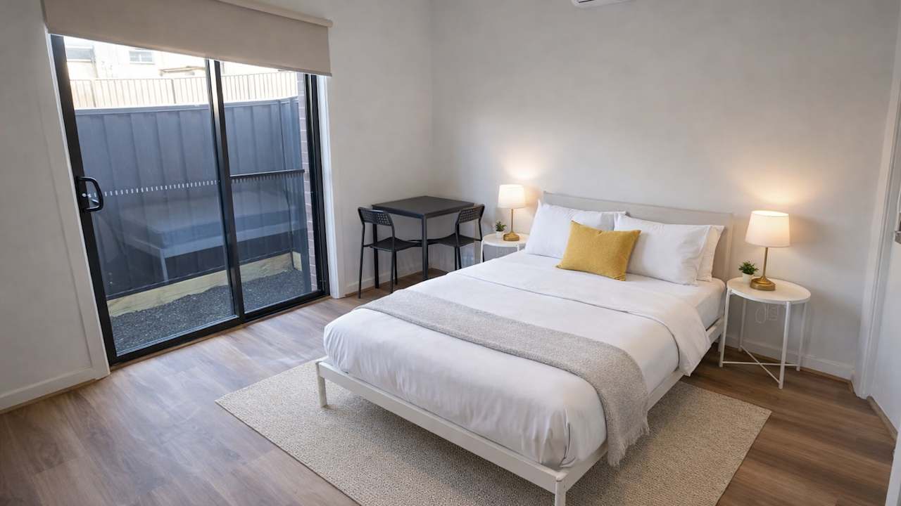 Furnished room with own bathroom