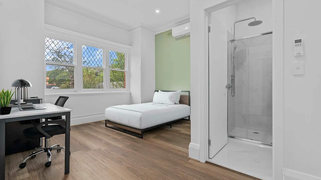 Furnished room with ensuite in a share house