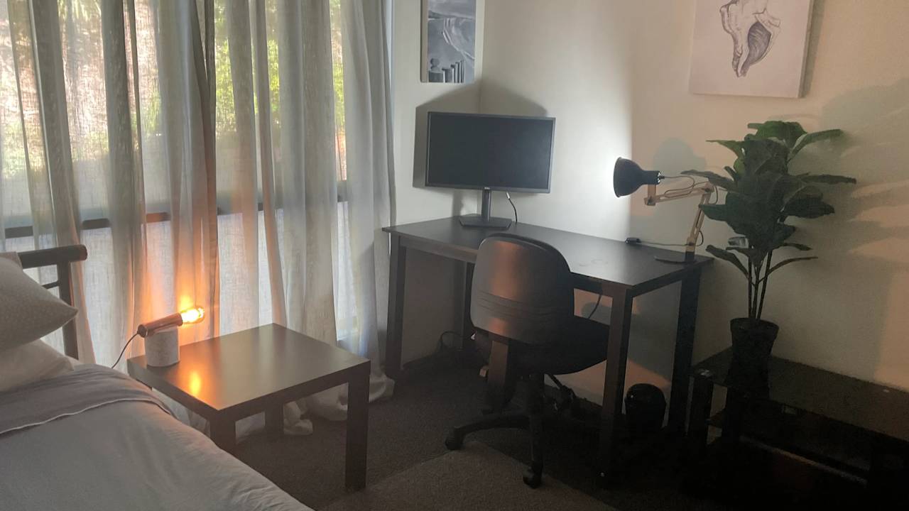 Furnished room with own bathroom