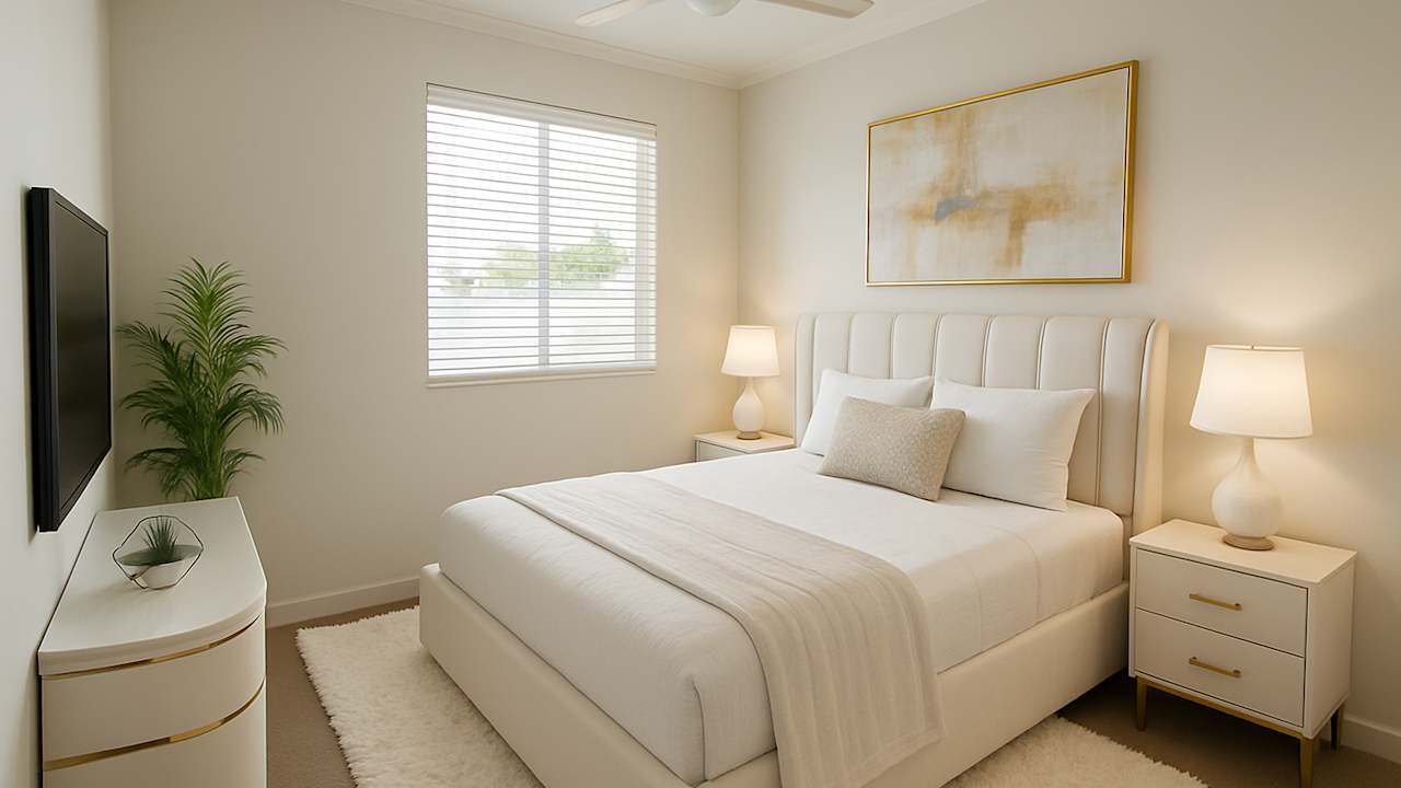 Unfurnished room with ensuite in a flatshare