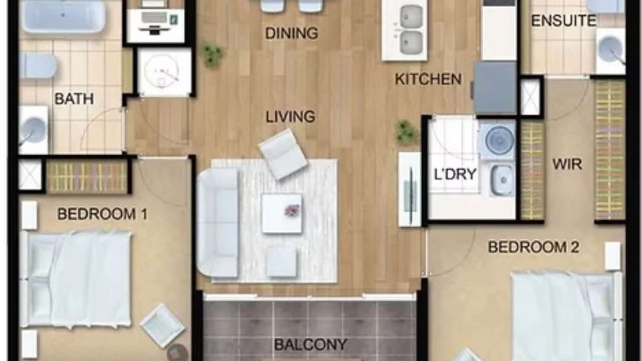 Unfurnished room with own bathroom