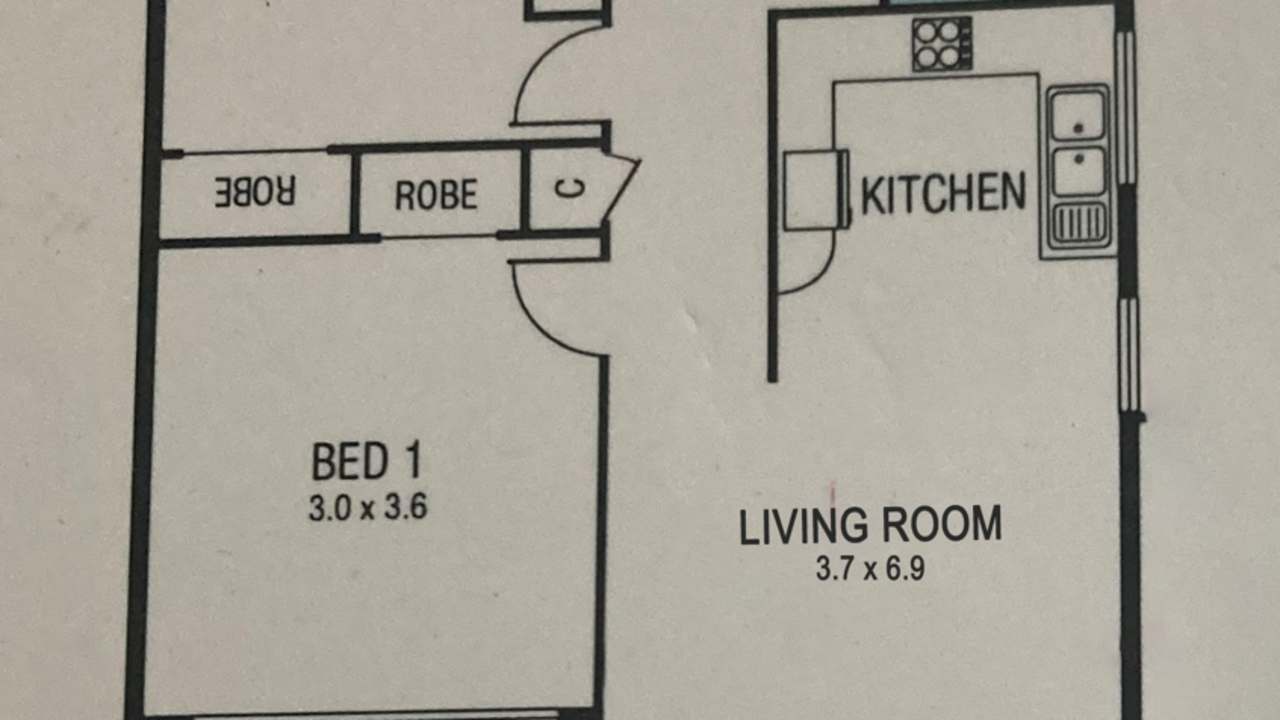 Whole property with 3 rooms for rent