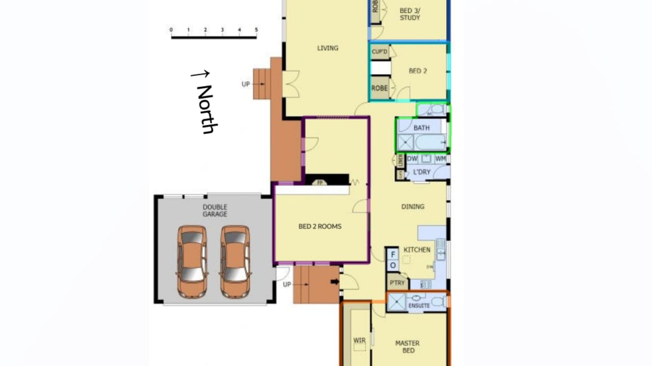 Furnished room with ensuite in a share house