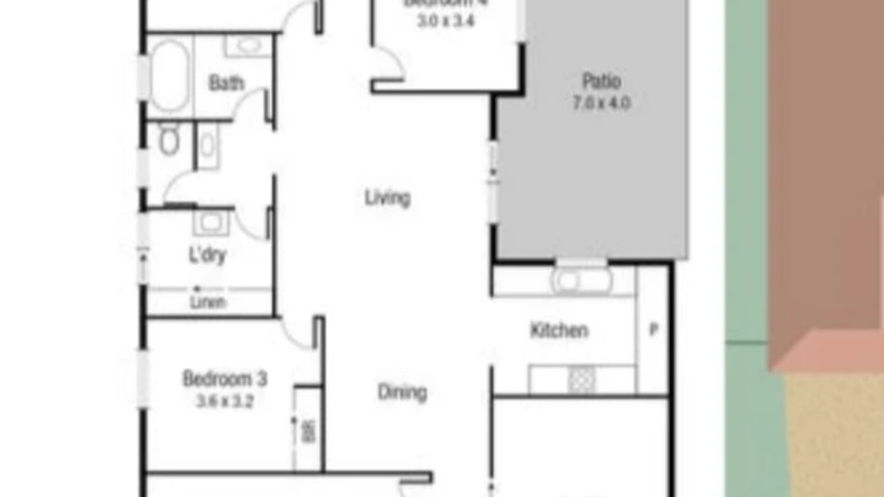 Unfurnished room in a share house