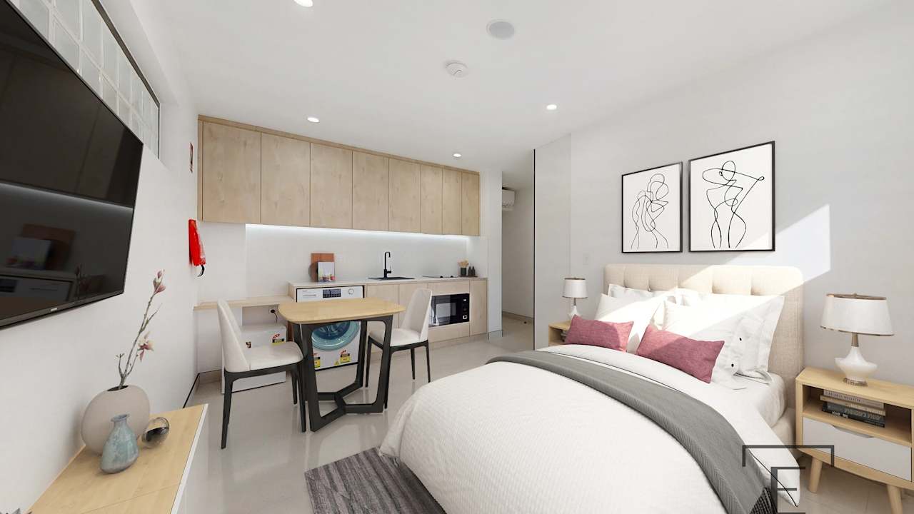 Furnished room studio flat for rent