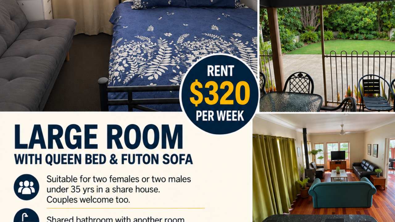 Furnished room in a share house