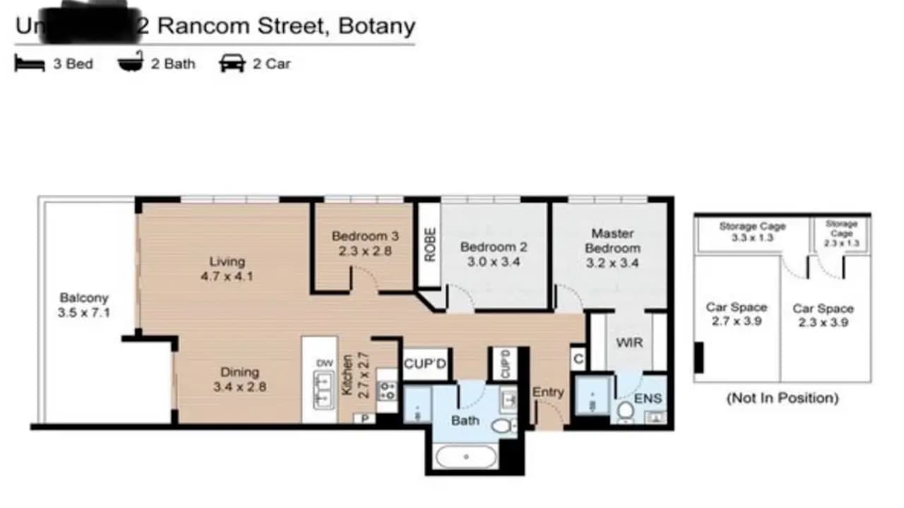 Whole property with 3 rooms for rent