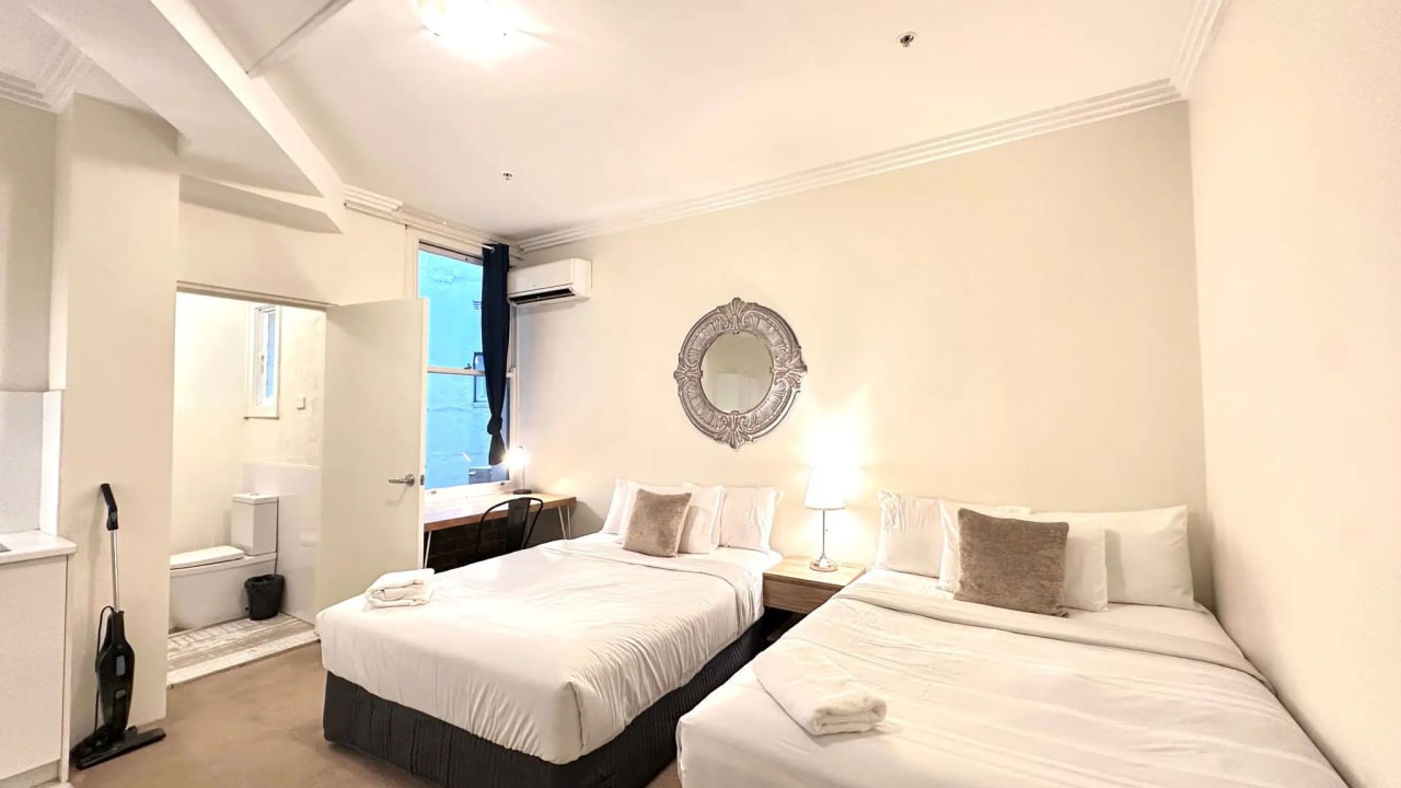 Furnished room with own bathroom