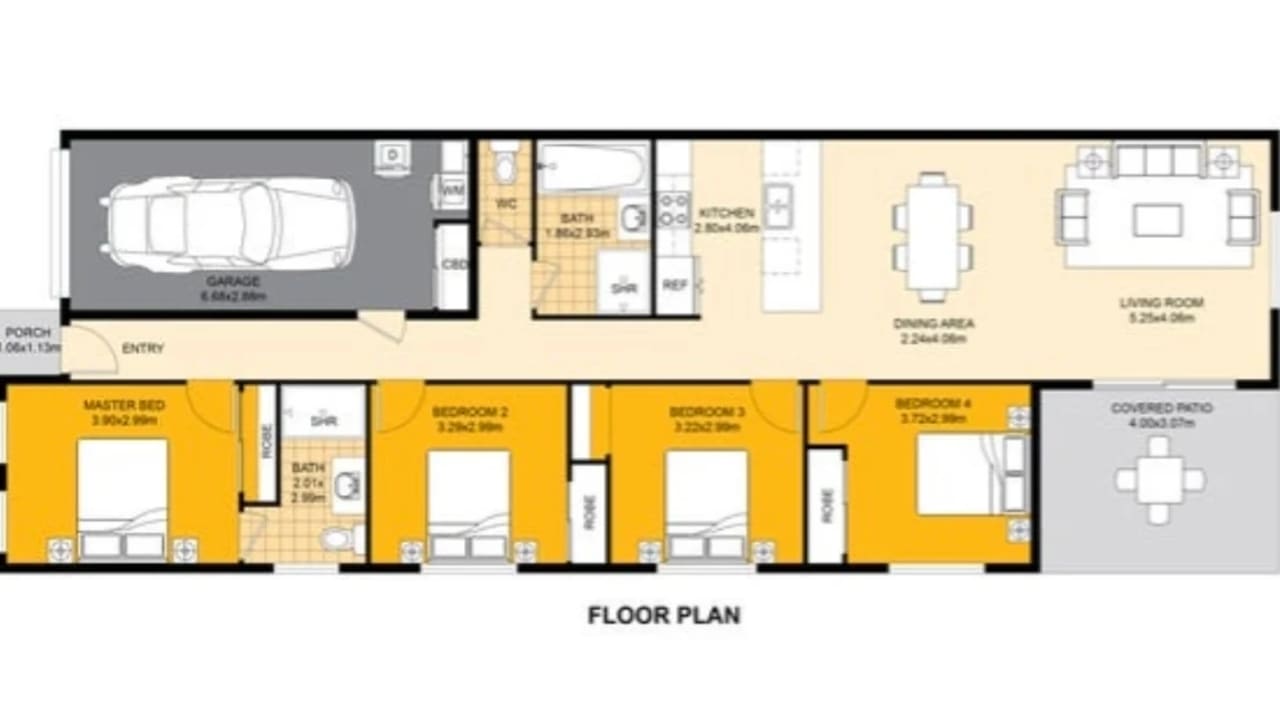 Unfurnished room in a share house