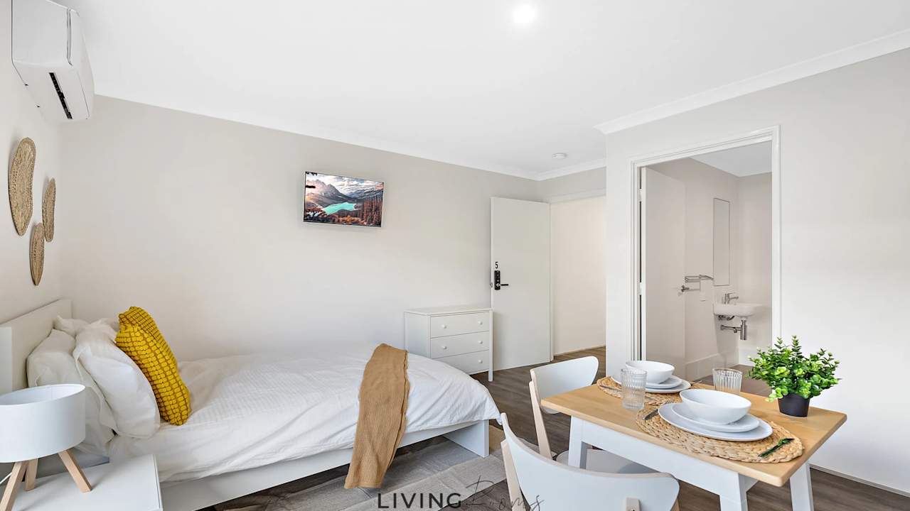 Furnished room with ensuite in a share house