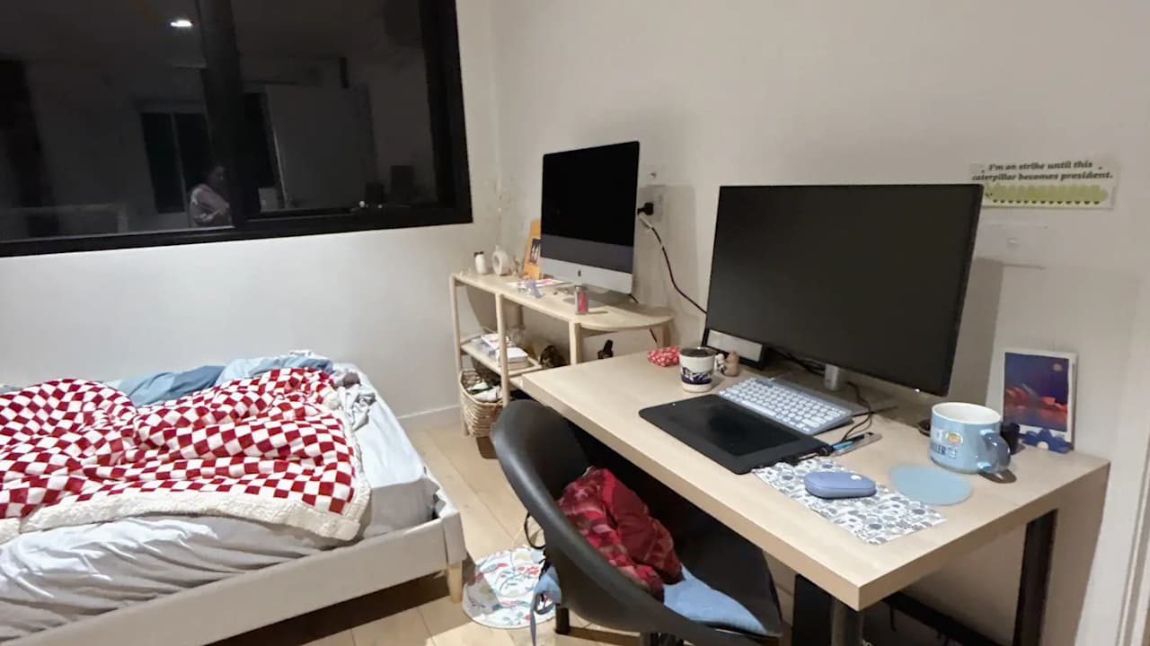 Furnished room with own bathroom