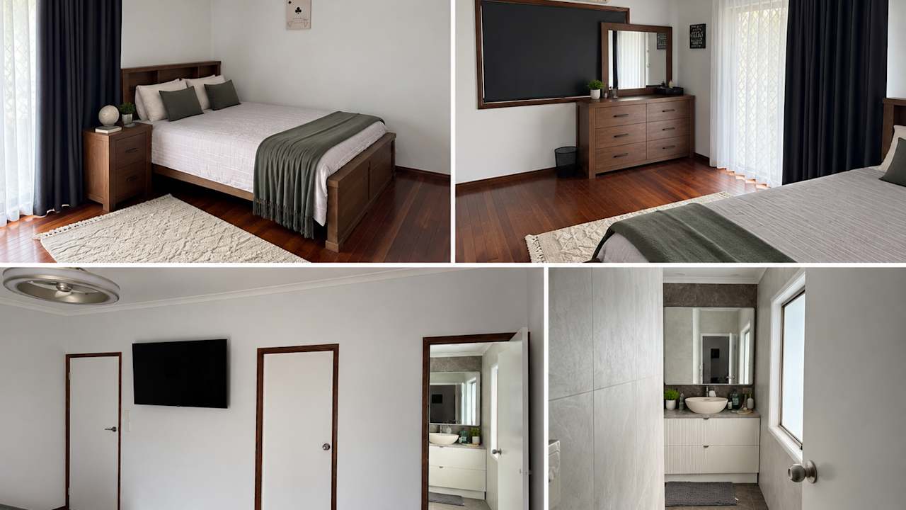 Furnished room with ensuite in a share house