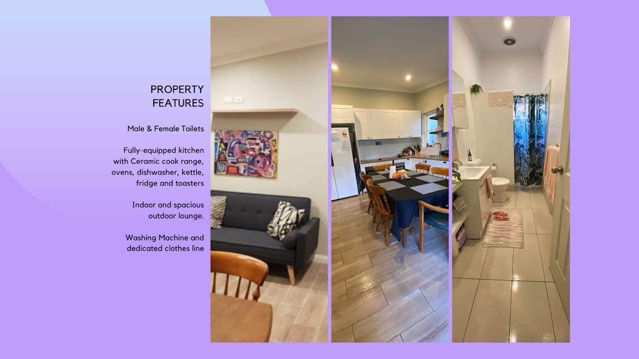 Furnished room in a share house