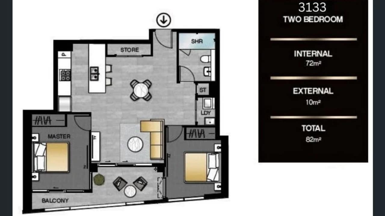 Furnished room in a flatshare