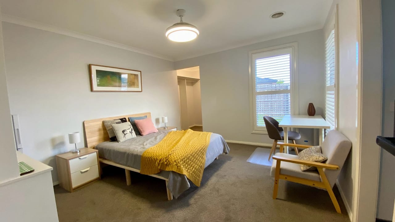 Furnished room with ensuite in a share house