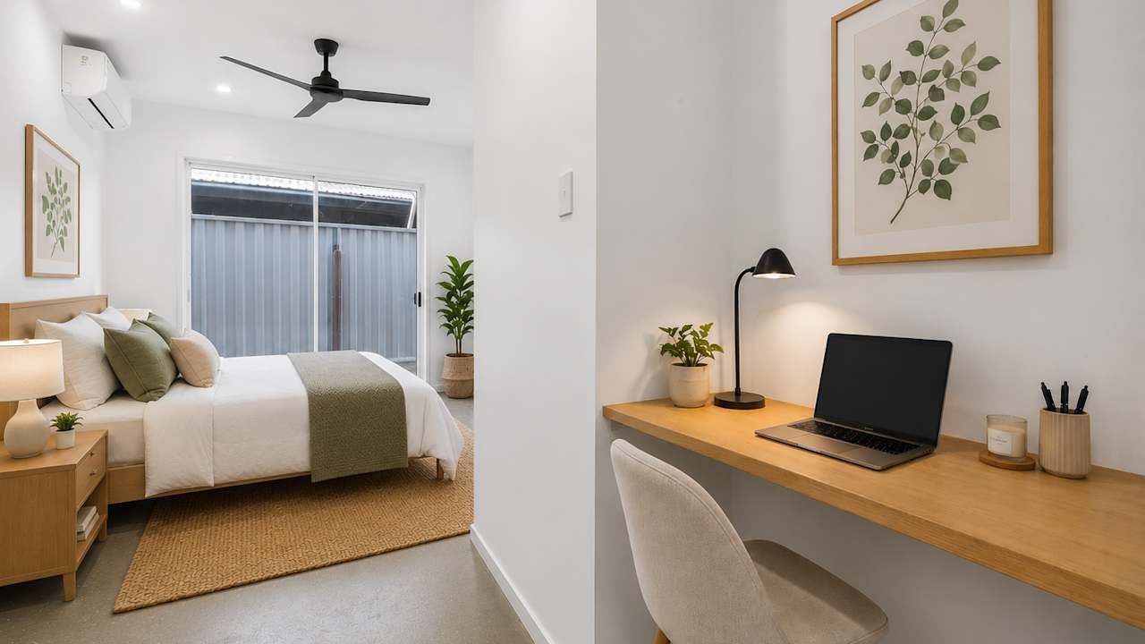 Unfurnished room with own bathroom