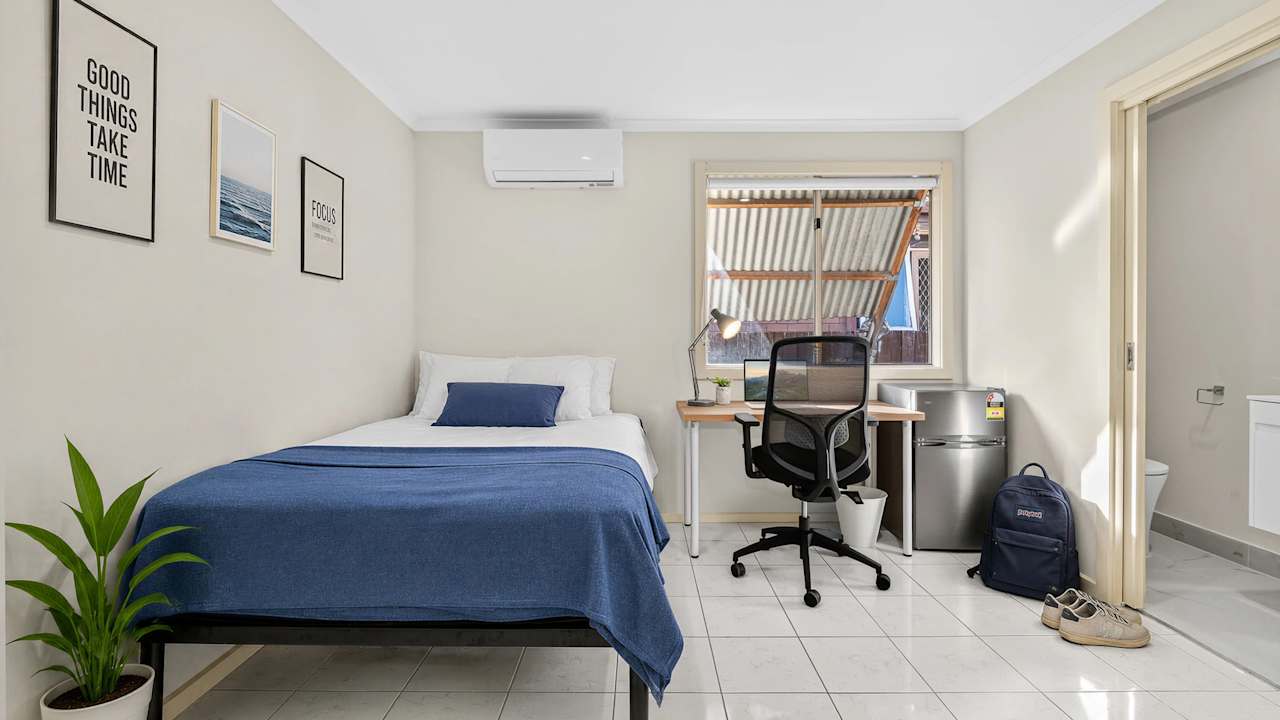 Furnished room with ensuite in a share house