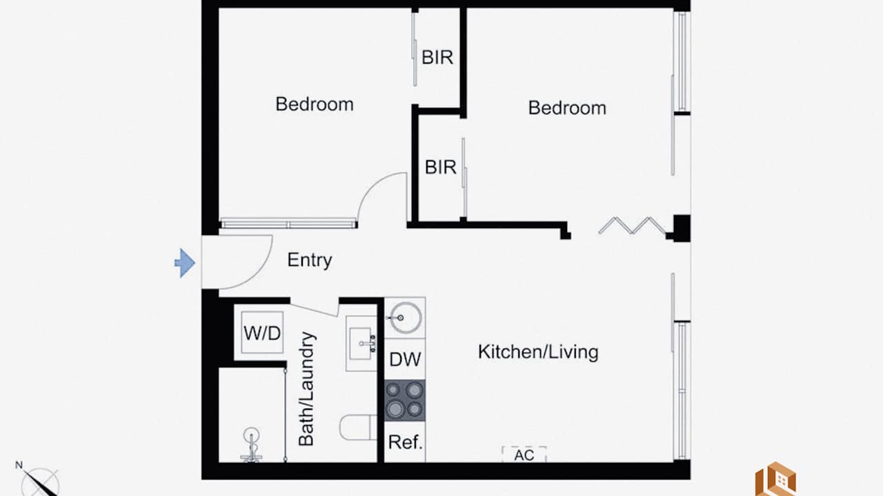 Furnished room in a flatshare