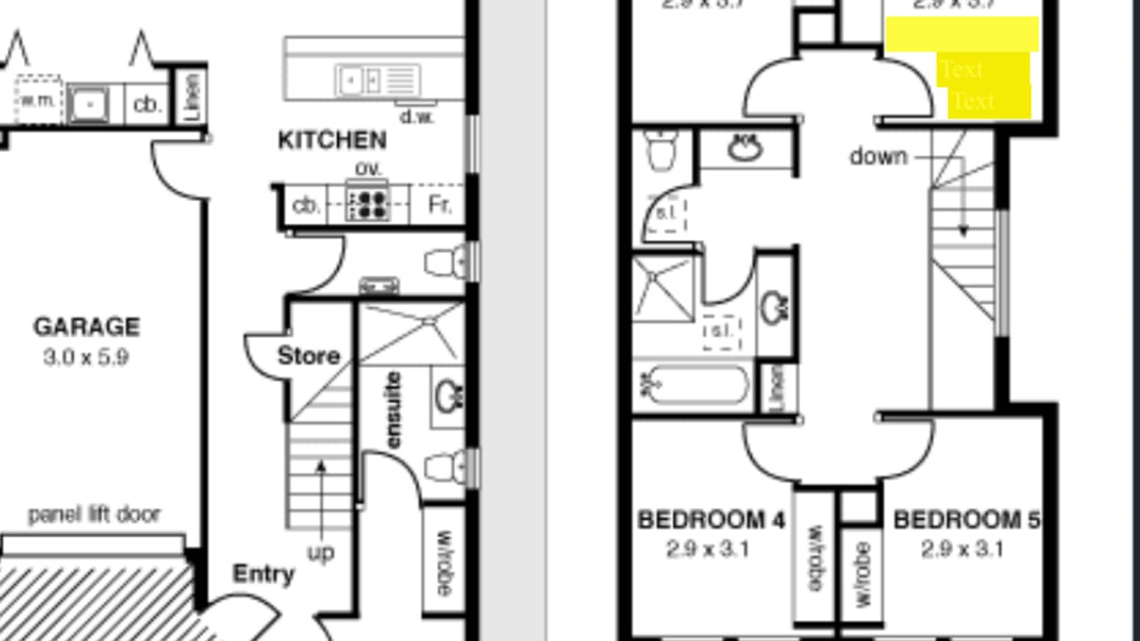 Furnished room in a share house