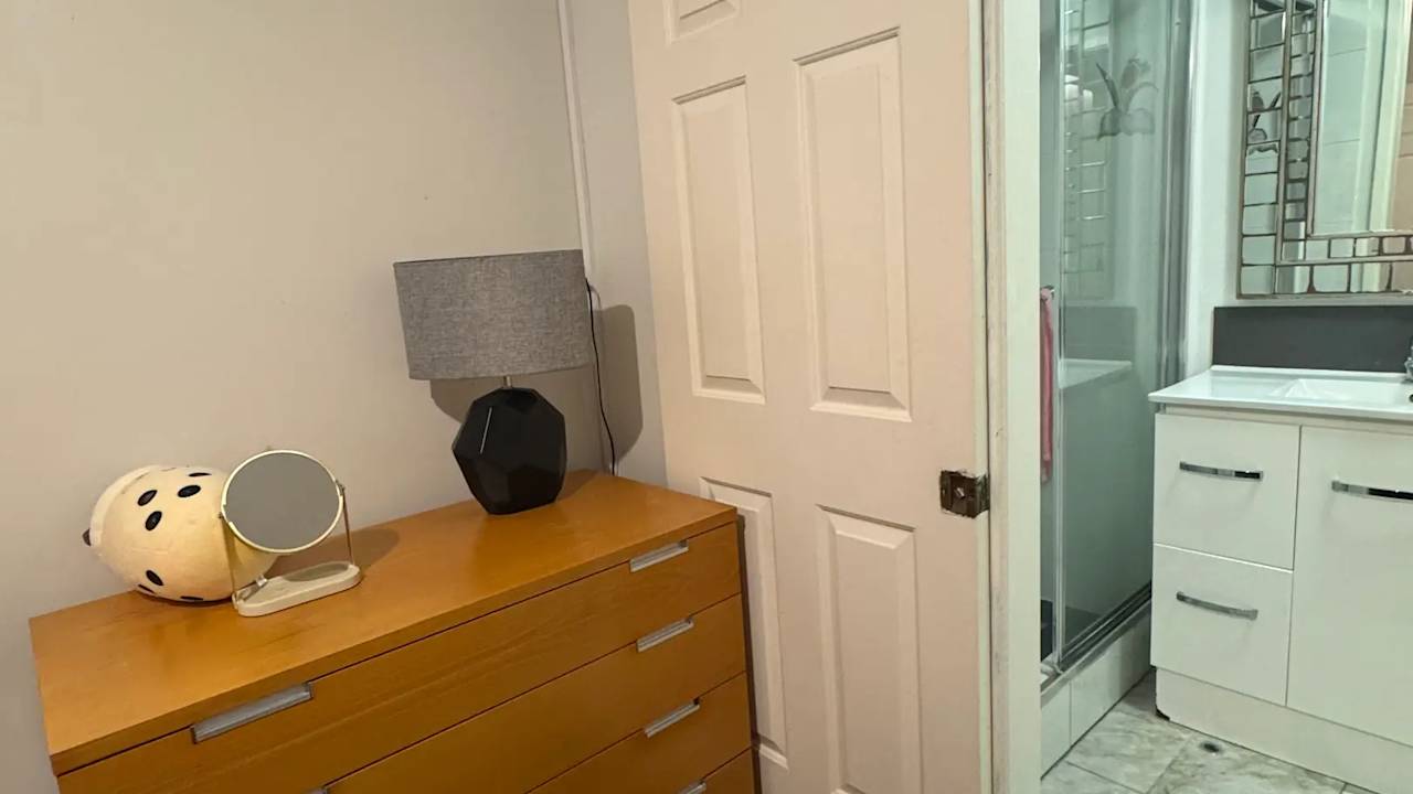 Furnished room with ensuite in a share house