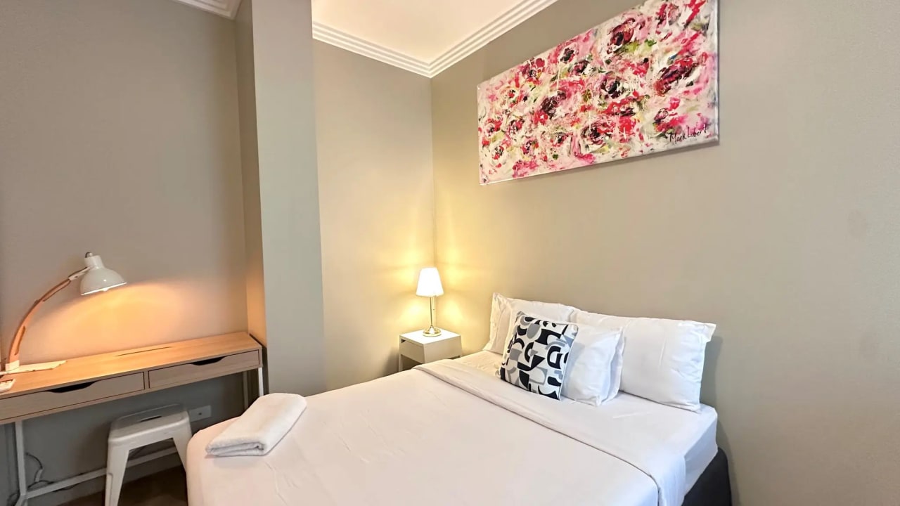 Furnished room with own bathroom