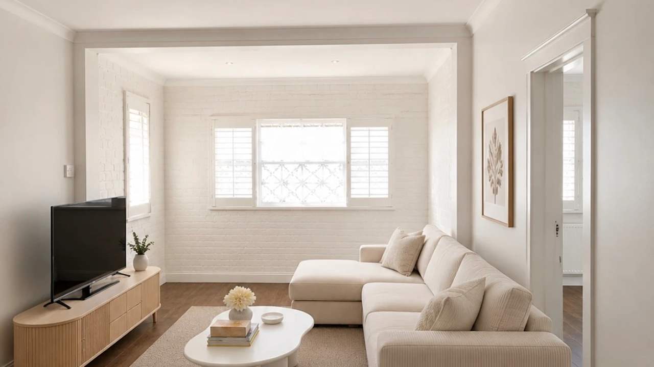 Unfurnished room in a flatshare