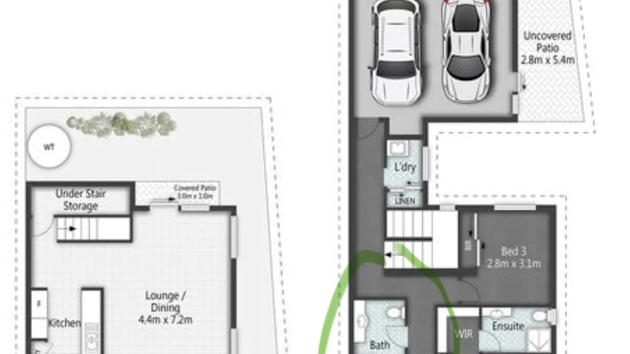 Unfurnished room with own bathroom