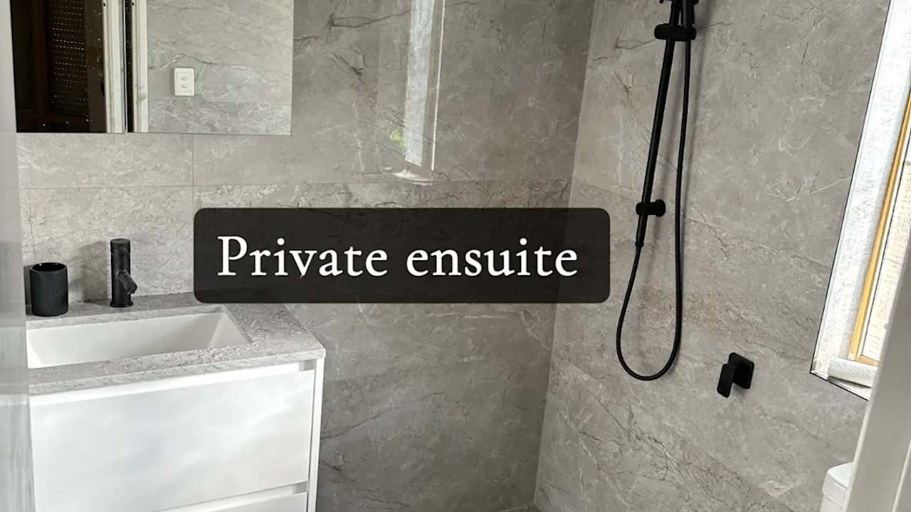 Furnished room with ensuite in a share house