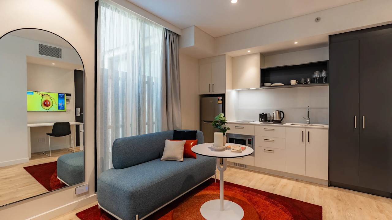 Furnished room studio flat for rent