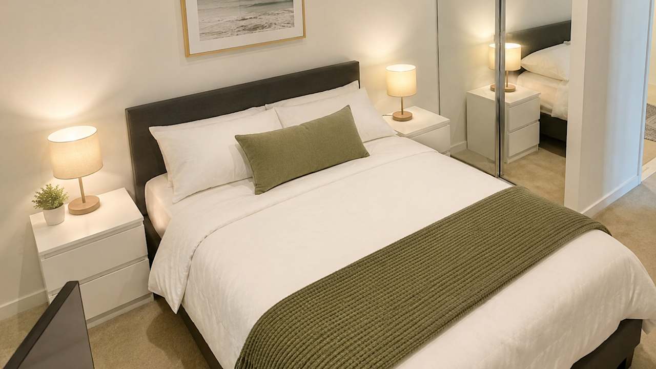 Furnished room with ensuite in a flatshare