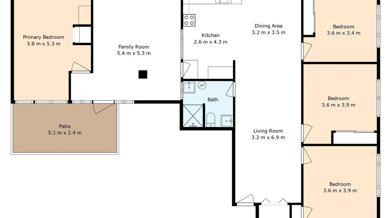 Furnished room in a flatshare
