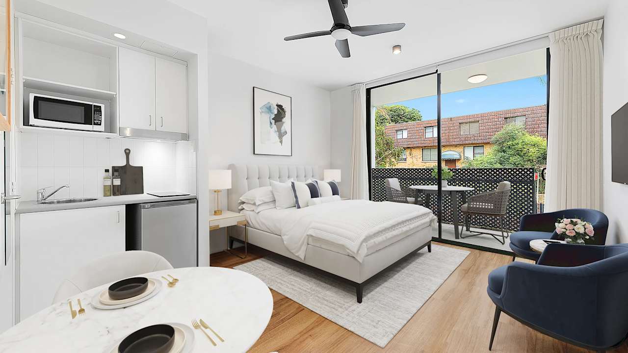 Furnished room studio flat for rent