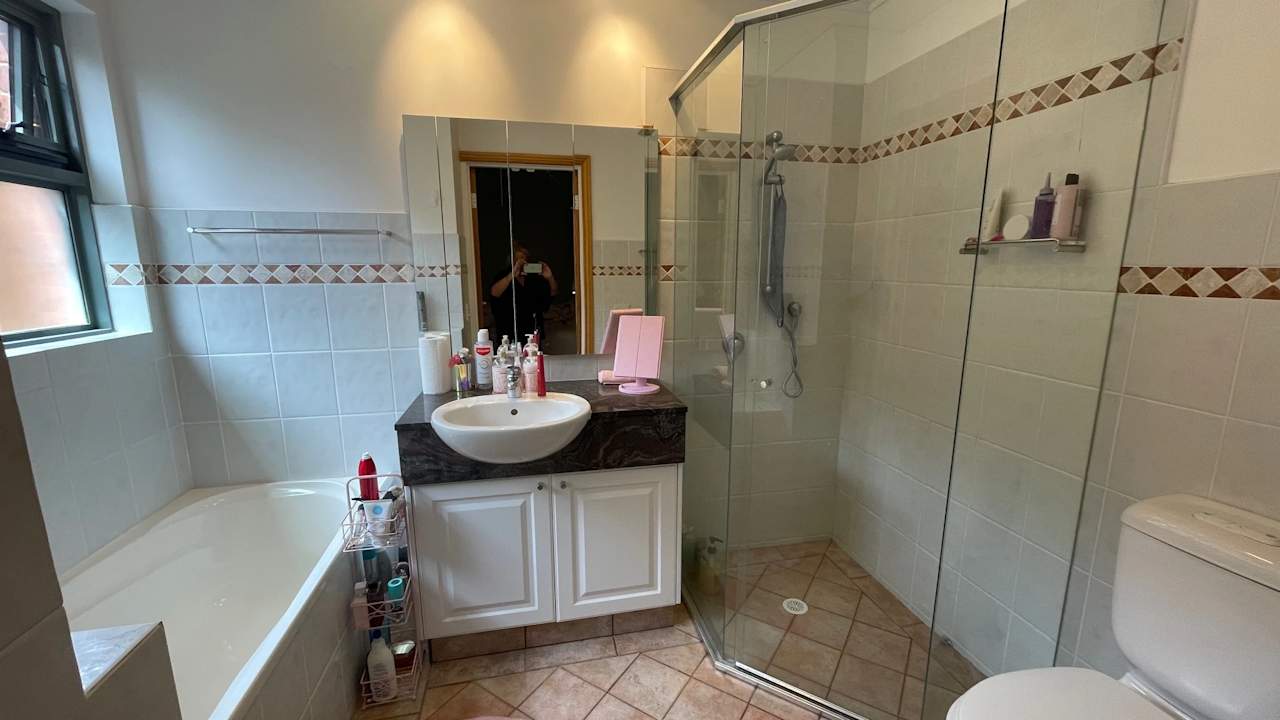 Room with own bathroom