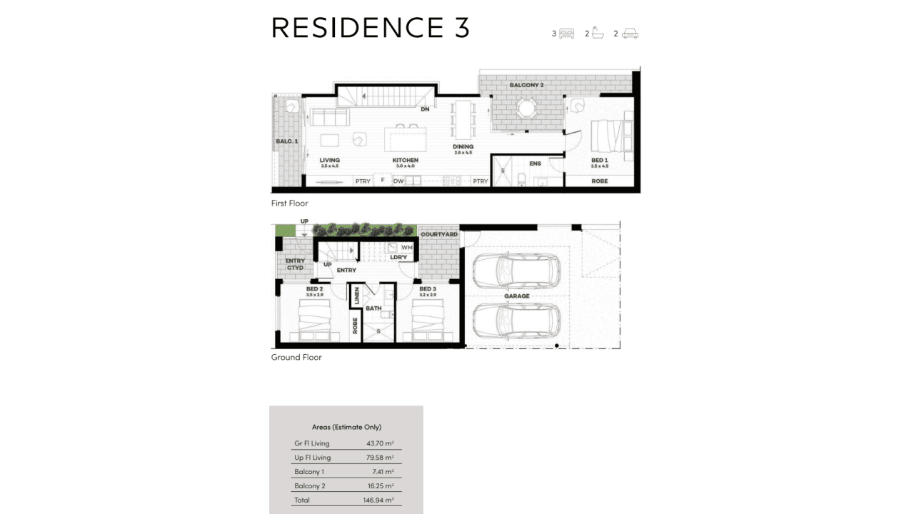 Furnished room in a share house