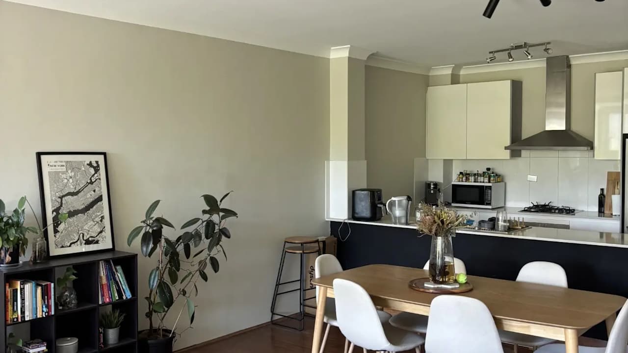 Unfurnished room with ensuite in a flatshare