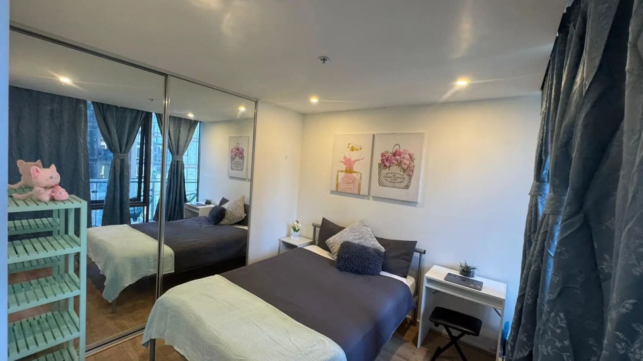 Furnished room with own bathroom