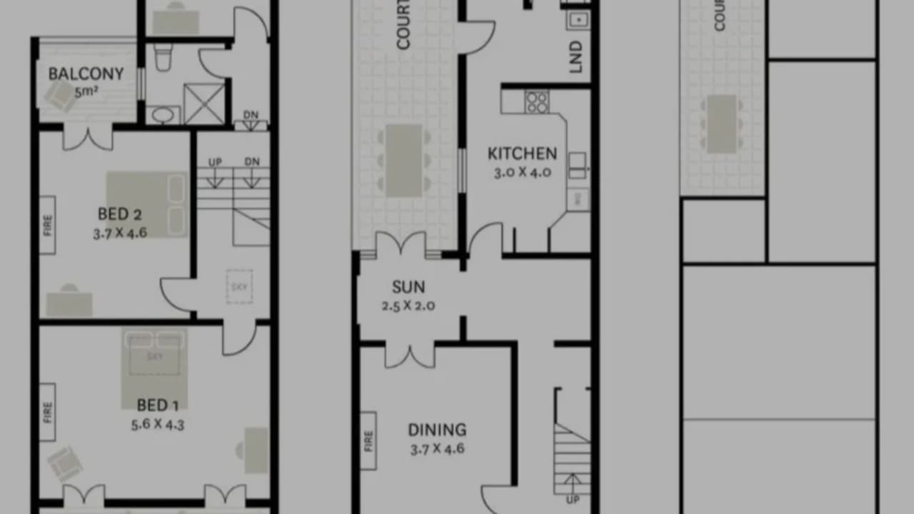 Unfurnished room in a share house