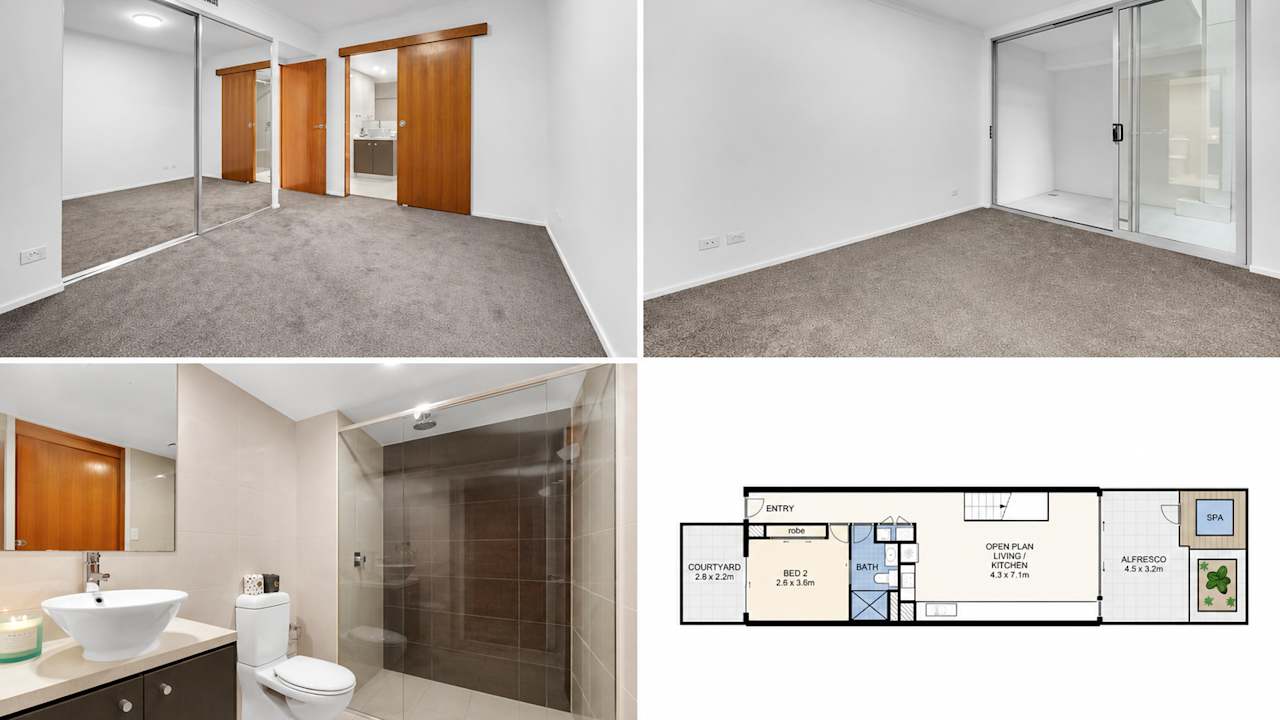 Unfurnished room with ensuite in a share house