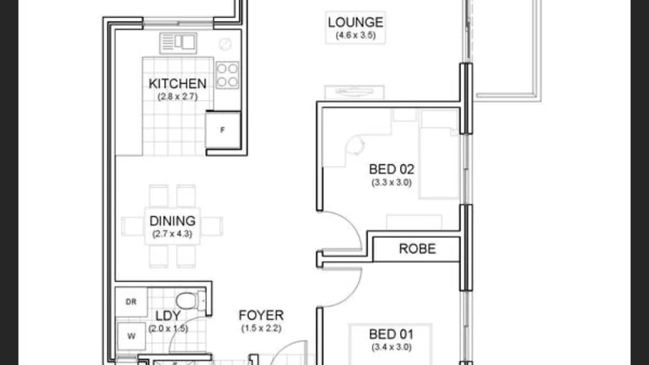 Whole property with 2 rooms for rent