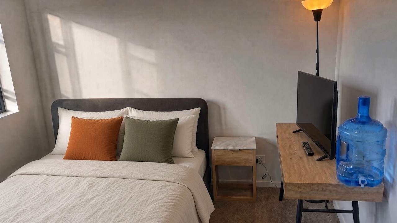Room with own bathroom