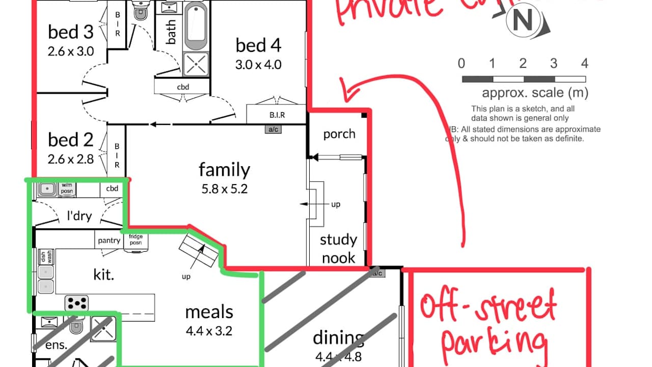 Furnished room in a share house