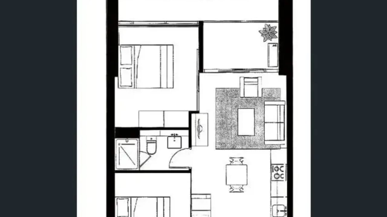 Furnished room in a flatshare