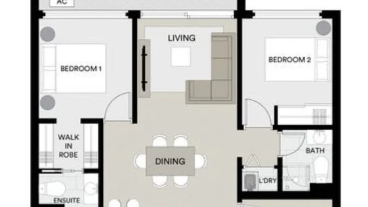 Unfurnished room with own bathroom