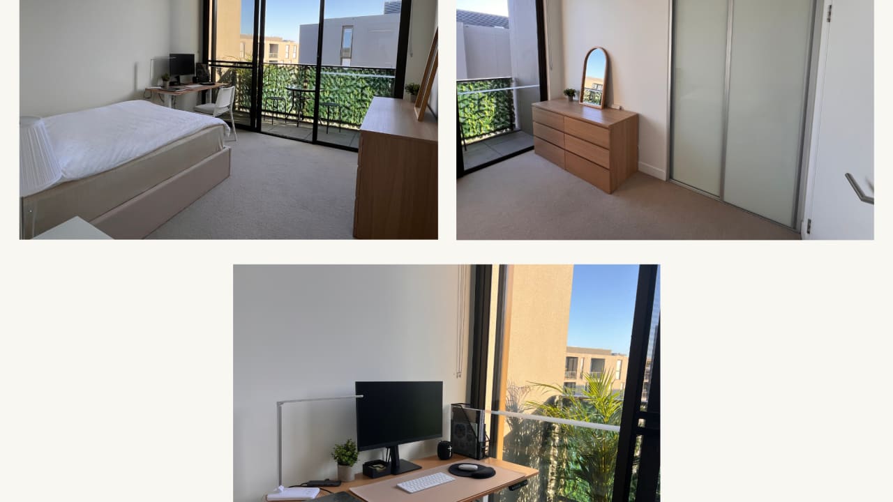 Furnished room with own bathroom
